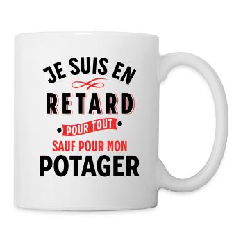 Jardinage Cadeau pour Jardinier Potager Jardin - Mug blanc - blanc - Droite