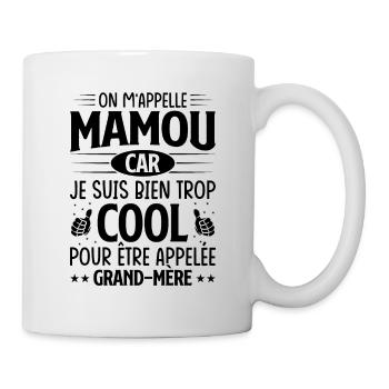 On m'appelle mamou - Mug blanc - blanc - Droite