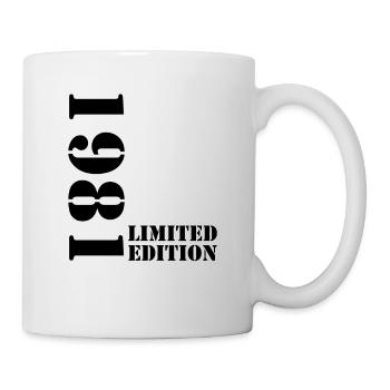 1981 Limited Edition Geburtstag Geschenk Frau Mann - Tasse - Weiß - Rechts