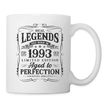 Les légendes sont nées en 1993 - Mug blanc - blanc - Droite