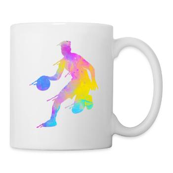 Basketball Colorful Splashes - Mug - white - Right