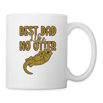 Best father like no otter for father - Mug - white - Right