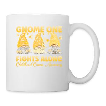 Gnome One Sensibilisation au cancer infantile - Mug blanc - blanc - Droite