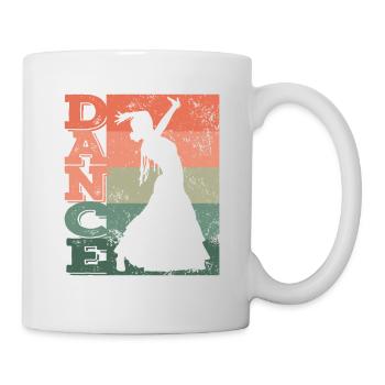 Flamenco woman with flamenco dress - Mug - white - Right