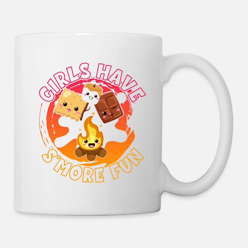 Les filles s’amusent plus le week-end - Mug blanc - blanc