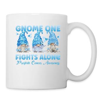 Gnome One combat seul le cancer de la prostate - Mug blanc - blanc - Droite