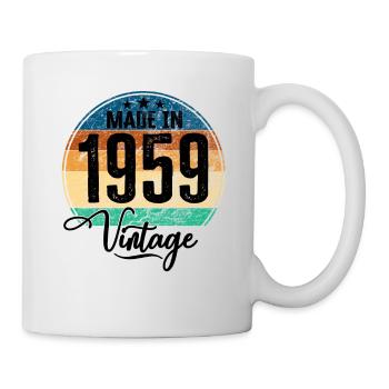 Millésime Fabriqué en 1959 Année de naissance 1959 Anniversaire - Mug blanc - blanc - Droite