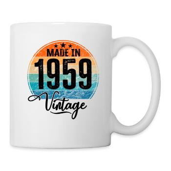 Millésime Fabriqué en 1959 Année de naissance 1959 Anniversaire - Mug blanc - blanc - Droite