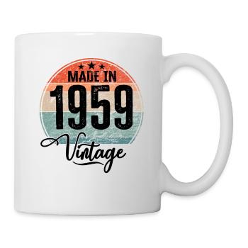 Millésime Fabriqué en 1959 Année de naissance 1959 Anniversaire - Mug blanc - blanc - Droite