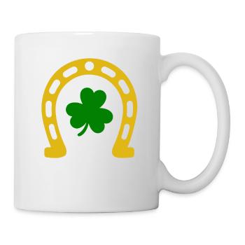 Accessoires de la Saint-Patrick Irlande Shamrock Décoration - Mug blanc - blanc - Droite