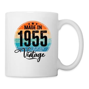 Vintage Made in 1955 Year of birth 1955 Birthday - Mug - white - Right