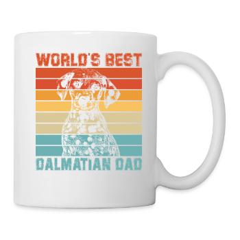 World's best Dalmatian Dad - Tasse - Weiß - Rechts