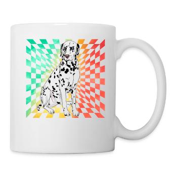 Dalmatien Rétro - Mug blanc - blanc - Droite