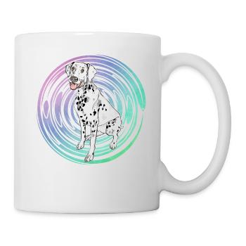 Dalmatien Rétro - Mug blanc - blanc - Droite