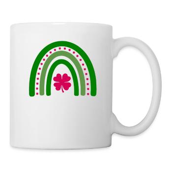 Accessoires de la Saint-Patrick Irlande Shamrock Décoration - Mug blanc - blanc - Droite