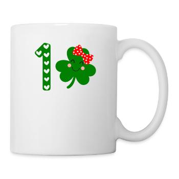 Accessoires de la Saint-Patrick Irlande Shamrock Décoration - Mug blanc - blanc - Droite