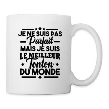 Pas parfait mais le meilleur tonton du monde - Mug blanc - blanc - Droite