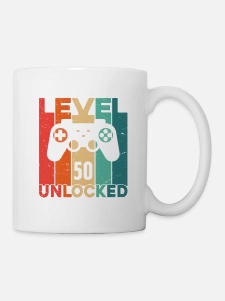 Level 50 Unlocked - Mug - white