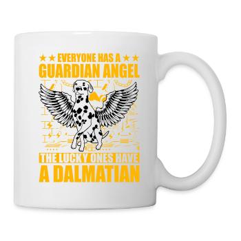 Ange Gardien Dalmatien - Mug blanc - blanc - Droite