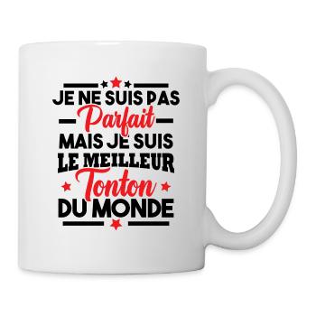Pas parfait mais le meilleur tonton du monde - Mug blanc - blanc - Droite