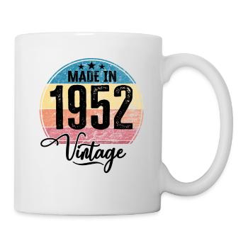 Millésime fabriqué en 1952 Année de naissance 1952 Anniversaire - Mug blanc - blanc - Droite