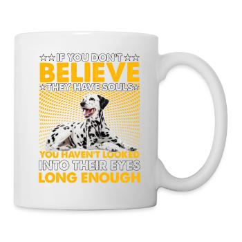 Drôle de dicton dalmate - Mug blanc - blanc - Droite