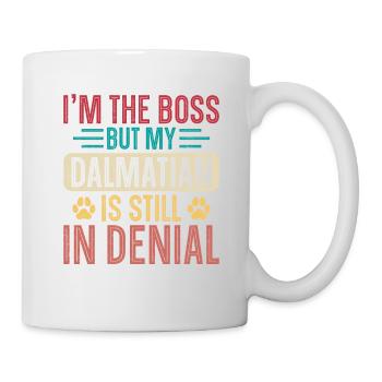 Drôle de dicton dalmate - Mug blanc - blanc - Droite