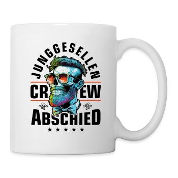 Fête de vie de garçon de l’équipage JGA - Mug blanc - blanc - Droite