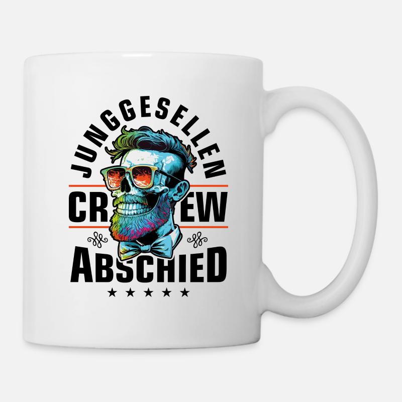jga crew junggesellenabschied party - Tasse - Weiß