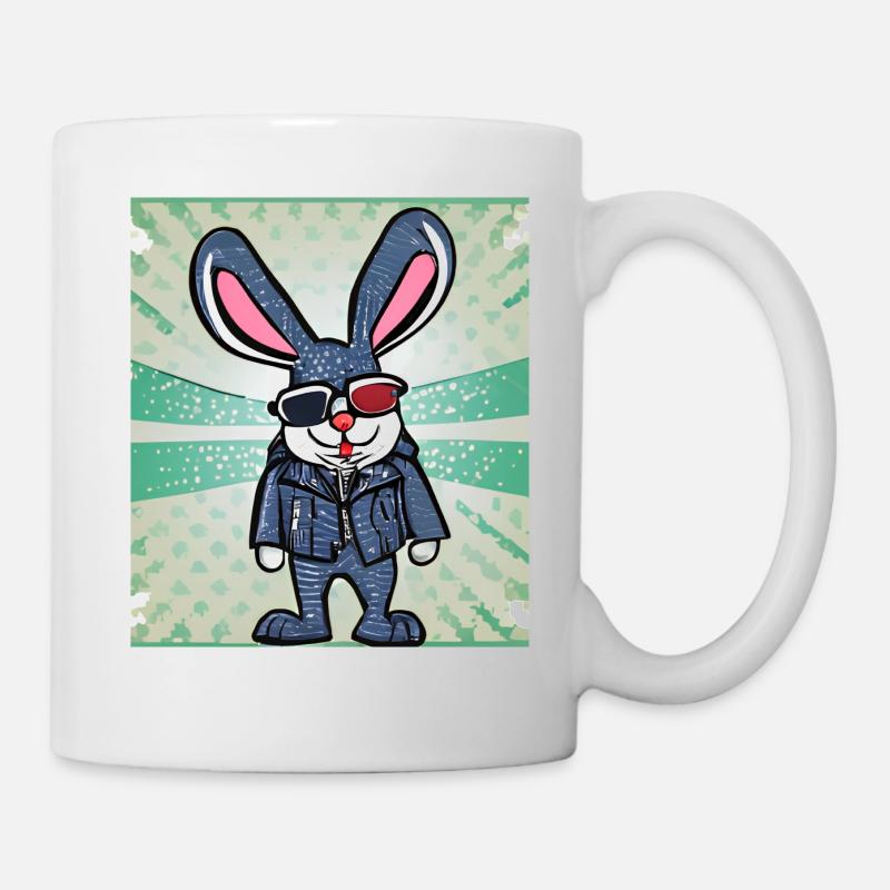 Funny bunny - Mug - white
