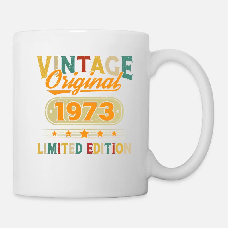 1973 Vintage Original 1973 Geburtstagsgeschenk - Tasse - Weiß