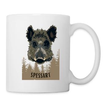 Spessart Wildschwein - Tasse - Weiß - Rechts