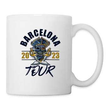 Barcelona 2023 Skeleton - Mug - white - Right