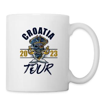 Croatia 2023 Skeleton - Mug - white - Right