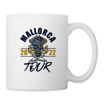 Mallorca 2023 Skelett - Tasse - Weiß - Rechts
