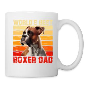 World's best Boxer Dad - Tasse - Weiß - Rechts