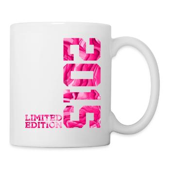 11E ANNIVERSAIRE ÉDITION LIMITÉE ROSE 2015 - Mug blanc - blanc - Droite
