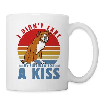 Je n’ai pas pété mes fesses t’a soufflé un baiser Boxer - Mug blanc - blanc - Droite