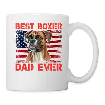 Best Boxer Dad Ever - Tasse - Weiß - Rechts