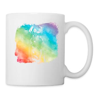 Boxeur - Mug blanc - blanc - Droite