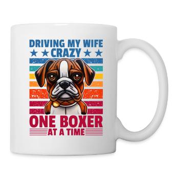Rendre ma femme folle un boxeur à la fois - Mug blanc - blanc - Droite