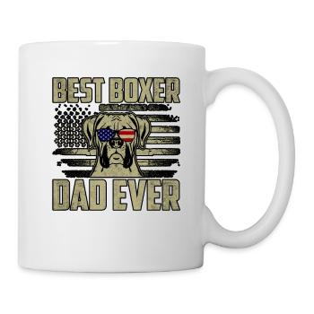 Best Boxer Dad Ever - Tasse - Weiß - Rechts
