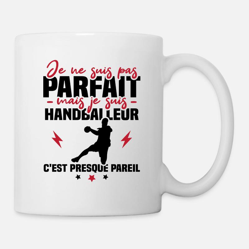 Pas parfait mais handballeur - Mug blanc - blanc