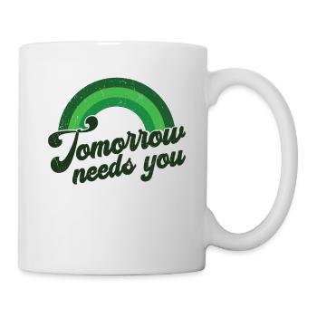 Rainbow Mental Health Tomorrow Needs - Mug blanc - blanc - Droite