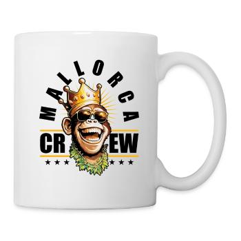 Mallorca Crew King Monkey Party Saying - Mug - white - Right