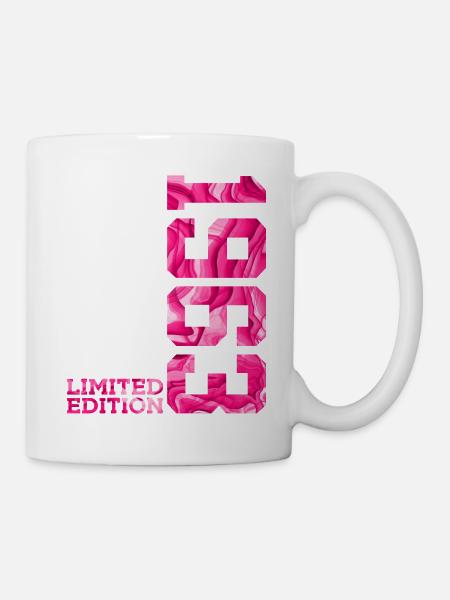 63E ANNIVERSAIRE ÉDITION LIMITÉE ROSE 1963 - Mug blanc - blanc