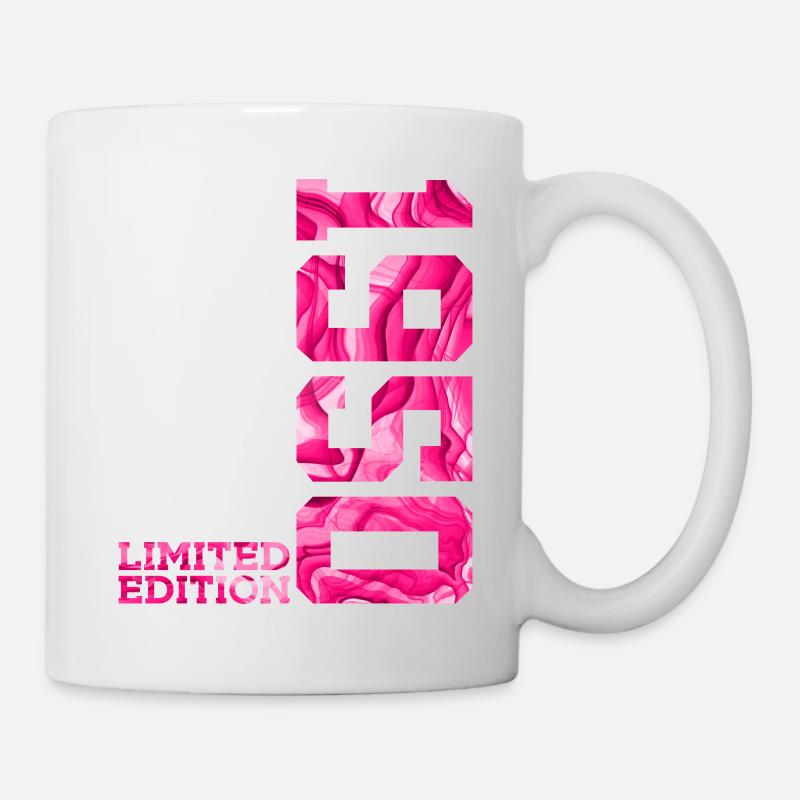 76E ANNIVERSAIRE ÉDITION LIMITÉE ROSE 1950 - Mug blanc - blanc