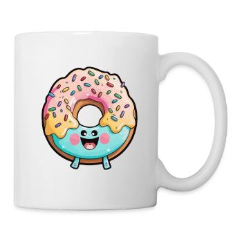 Donut Comic - Tasse - Weiß - Rechts