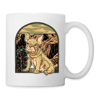 Bouledogue français - Mug blanc - blanc - Droite