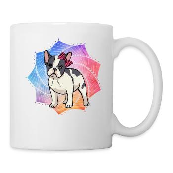 Bouledogue français - Mug blanc - blanc - Droite